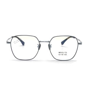 MD123 Stainless Steel Metallic Optical Frames For MEN's Sophisticated Style