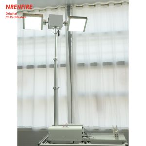 fire truck mounting pneumatic telescopic mast light 1.8m roof top mounted-NR