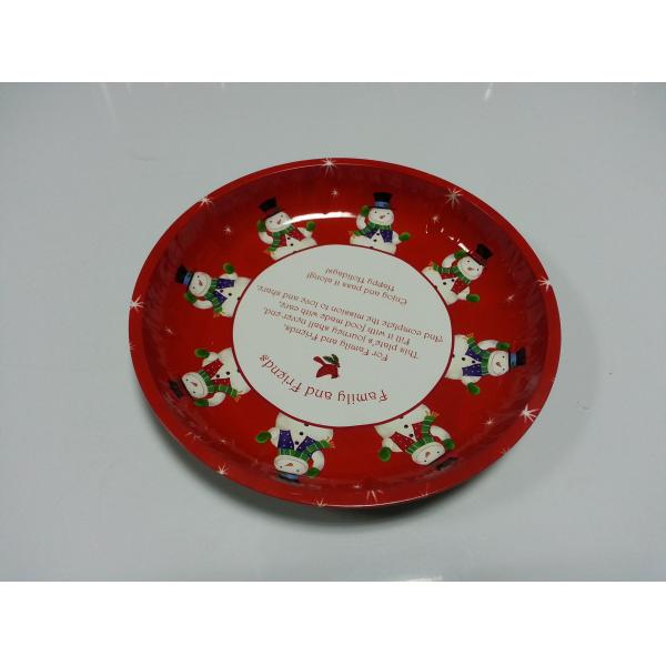 Round Tin Serving Trays