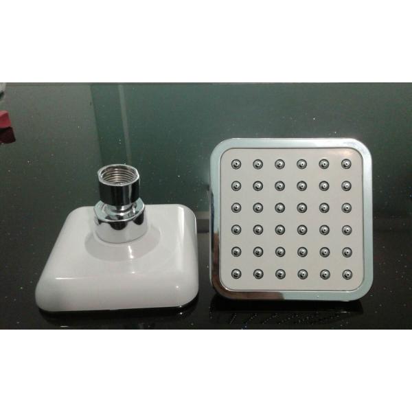 ABS plastic material square chrome plating shower head top shower rain shower wholesale