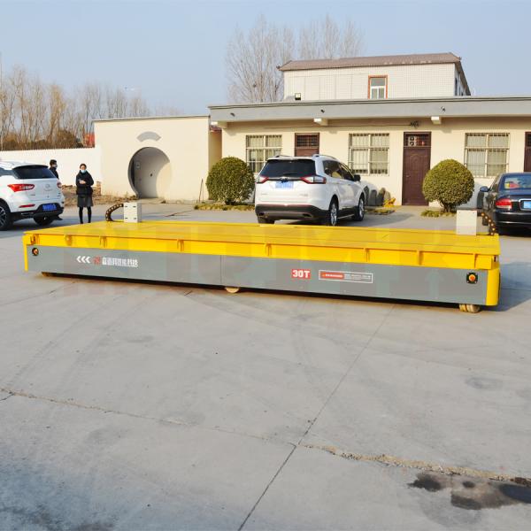 30Tons Mold Battery Powered Transfer Carts Remote Control Transfer Trolley