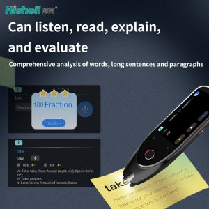 Multitouch Handheld Electronic Dictionary Pen Scanner Multilingual