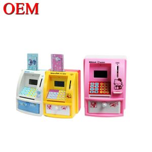 OEM custom Electronic Bank Safe Money Box Children Digital Coins Cash Saving