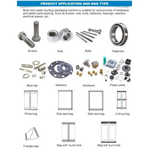 Bolts nails metal parts screw Packing counting Machine