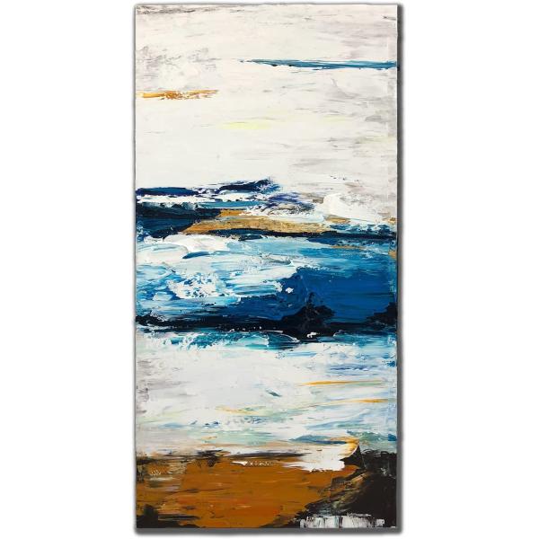 Abstract Style Home Decor Colorful Textured Artwork Modern Abstract Wall Hanging Decor Landscape Oil Painting For Living Room