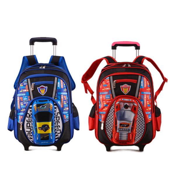 Buy 3D  carton Trolley bag  school bag at wholesale prices