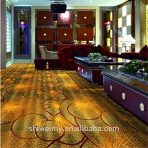 Newest cut pile jacquard printed hotel nylon carpet