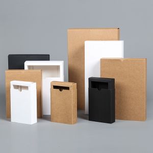 Custom Kraft Paper Drawer Box for Jewelry Gift Packaging