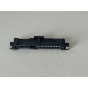 SAS 29 Pin Female Socket SMT Connector with Positioning Column & Fishhook | Gold