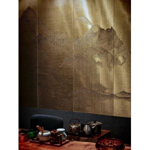 Custom metal wall coverings for old hotel upgrades