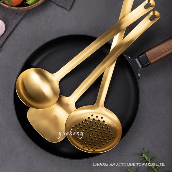 Factory Gold Luxury Color Stainless Steel Kitchen TOOLS Utensils Amazon Kitchen Tool