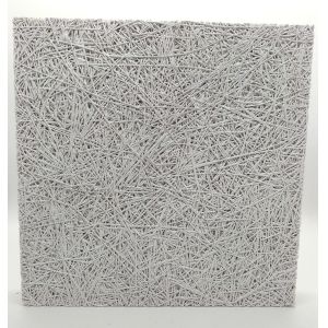 Office Ceiling Baffle Grey Wood Wool Cement Acoustic Panels Soundproofing Board