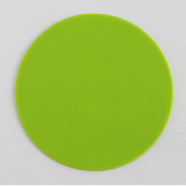 Hotel Coaster with Bottle Opener Round Shape Soft Rubber Material Fire Paint Seal Pad