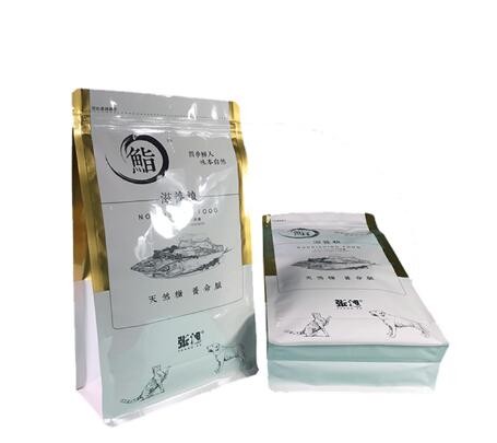 Laminated Material Flexible Packaging Side Gusset Custom Printed Animal Tortoise Feed Bag