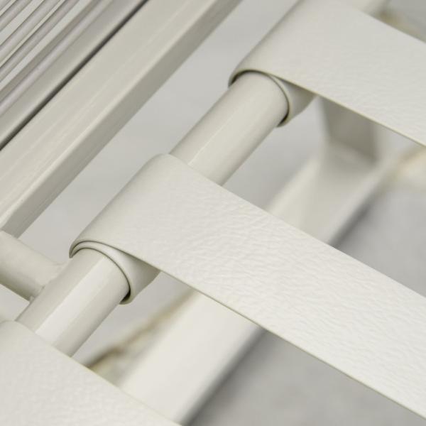 AJUNION Garden Set with Handwoven PE Rattan and Aluminum Frame W59.5 x D68.5 x H79cm