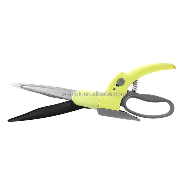 Anti-Slip Grip Grass Shears 360 Rotating Single Hand Grass Cutter Lawn Edge Shears
