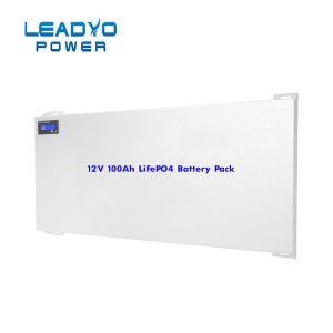 Lifepo4 100ah Slim Lithium Battery 12V 65mm Thickness For Camper RV Marine