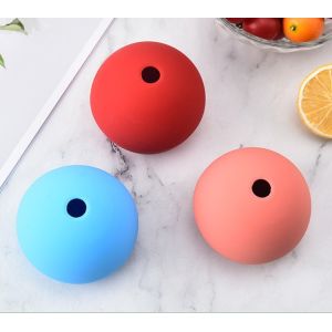 Ice Cream Makers Eco Friendly Food Grade Silicone Single Round Big Ice Ball