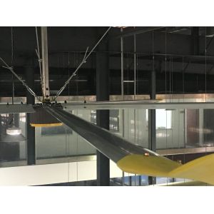 Super Industrial HVLS Ceiling Fan With PMSM Motor 7.3 Meter Diameter And SGS