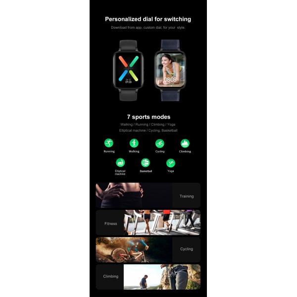 DT93 Smart Watch Men 1.78 Inch 420*485 DIY Watch Face Pressure Oxygen ECG Mp3 Music Heart Rate Smartwatch