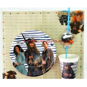 Pirates of the Caribbean Kids Birthday Party Decoration Set Party Supplies Baby