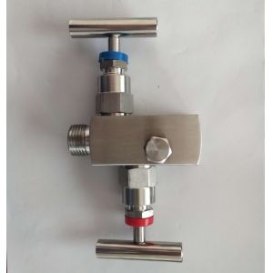 316SS Pressure Transmitter Manifold 6000 PSIG 2 Way