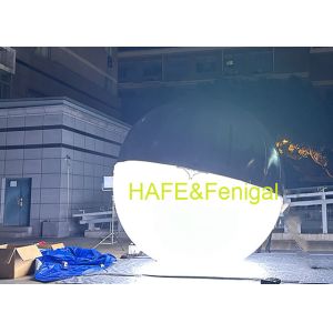 Helium LED Lighting Balloon Lights For Theaters Churches Customized
