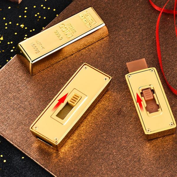 128GB Gold Bar Metal USB Flash Drive 2.0 8MB/S Full Memory OEM ODM