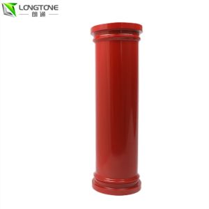 Concrete Pipeline Towing Pump Straight Pipe With Flange