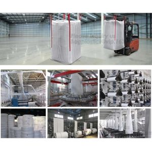 coated polypropylene woven 1 ton bag big bulk bag for fertilizer with PE liner