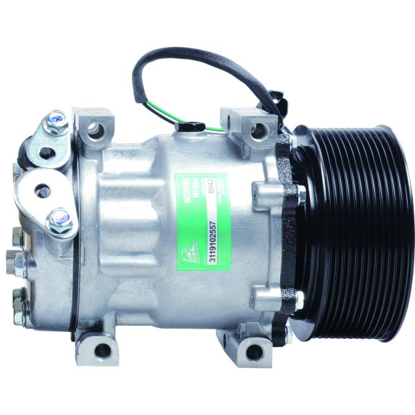 Buy 3729295 C7.1 Engine Air Conditioner Compressor for CAT E320D2 Excavator Latest Design at wholesale prices