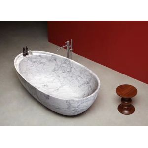 Modern Shape Marble Natural Stone Sink Customized Size Easy Cleaning