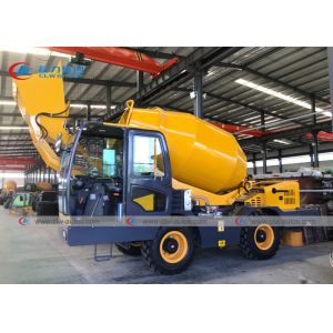 Mobile Self Loading Cement Concrete Mixer Truck 4CBM 4.5CBM With 270 Deg