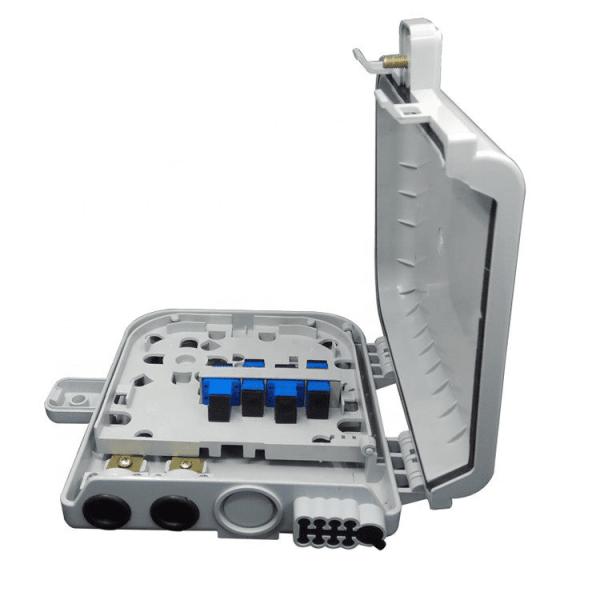 Buy Fiber Optic Terminal Box 8Core SM/DX SC/LC/ST/FC Light Gray/Black IP 66 at wholesale prices