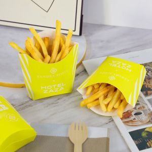 Customized printing of french fries eco-friendly biodegradable disposable fast