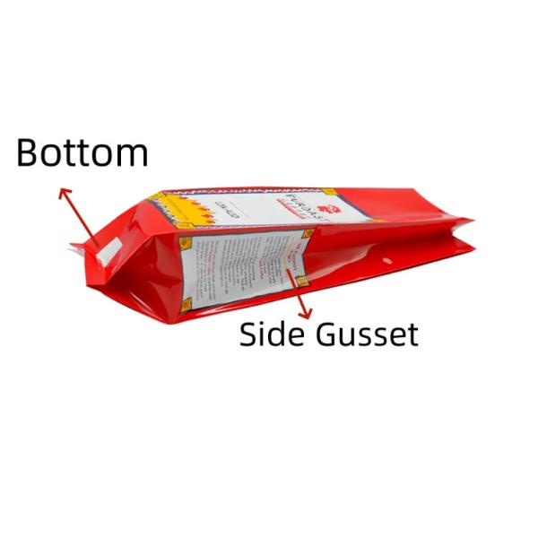 Wholesale Custom Resealable Side Gusset Pouches For Packaging Food Candies And Coffee Beans