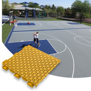 China FIBA Odorless Indoor Athletic Flooring 3x3 Plastic Basketball Court on sale
