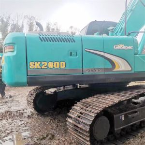 26 Ton Used Excavator Kobelco SK260 with Original Hydraulic Cylinder in Good