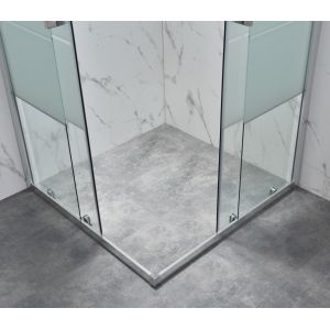 Aluminum Frame Shower Room Enclosure 6mm 1mm-1.2mm