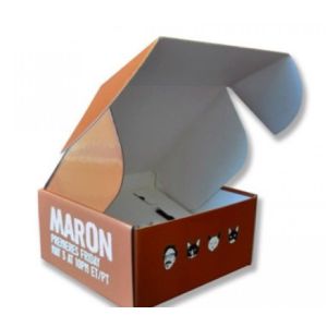 Waterproof Corrugated Cardboard Packaging Boxes With Glossy Lamination