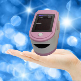 Black Pink Home Fingertip Pulse Oximeter for Children