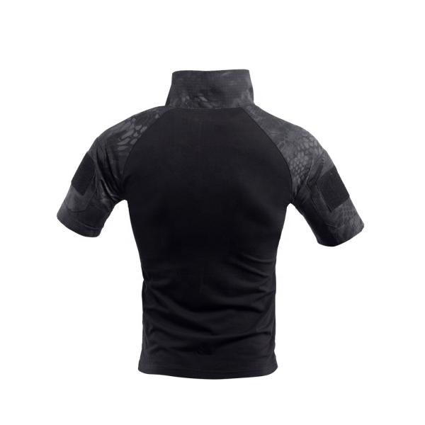 Woodland Camouflage Military Tactical Wear USA Military T-Shirt