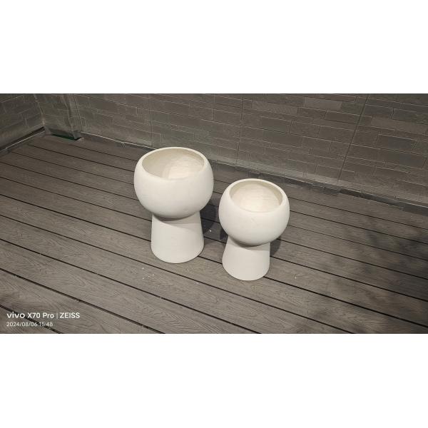 Buy Fiber Clay Reinforced Clay Planter Waterproof And Fireproof at wholesale prices