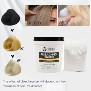 500g GMP Certified Platinum Blonde Hair Bleach Powder – 9+ Level Lift, Anti-Dust