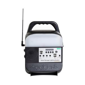 China 12.8V 10000mah Solar Home Lighting System Sustainable Lighting Solution SRE-818 on sale