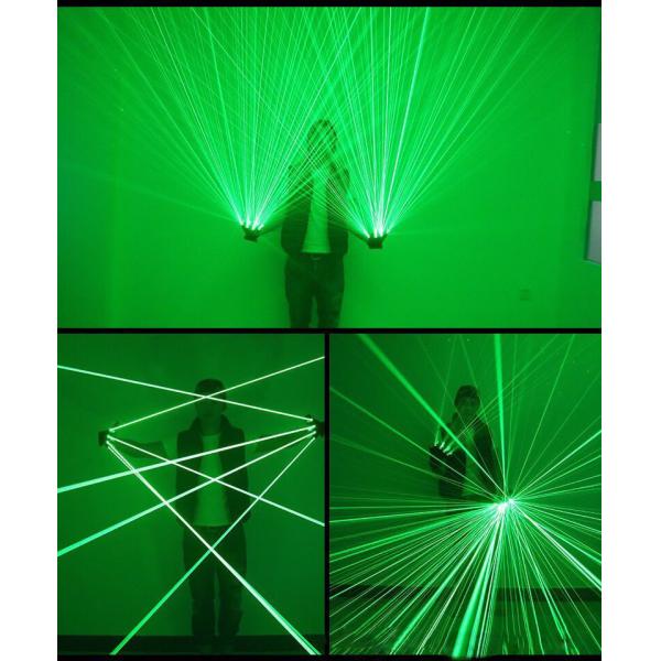 Green Outdoor Powerful Laser Light Projector 532nm Dj Laser Lights Nylon Material