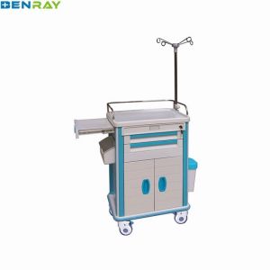 Quality ABS Clinical Storage Trolleys With Four Plastic Steel Columns for sale
