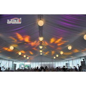 Luxurious Outdoor Wedding Reception Tent , Sun Shade Marquee Event Tent