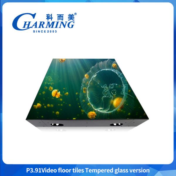 Buy P3.91 LED Video Floor Tiles, Easy Maintenance LED Floor Tile Display Colorful Design LED Floor Tile Display at wholesale prices