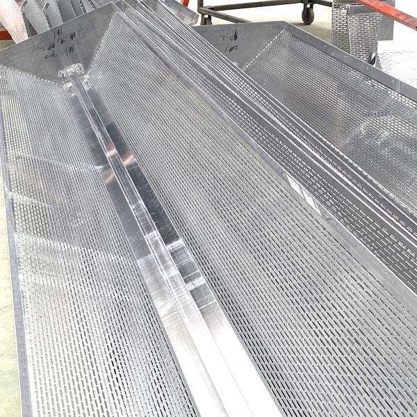 Anodized Laser Cut Patterns Perforated Aluminium Cladding Panels Customized